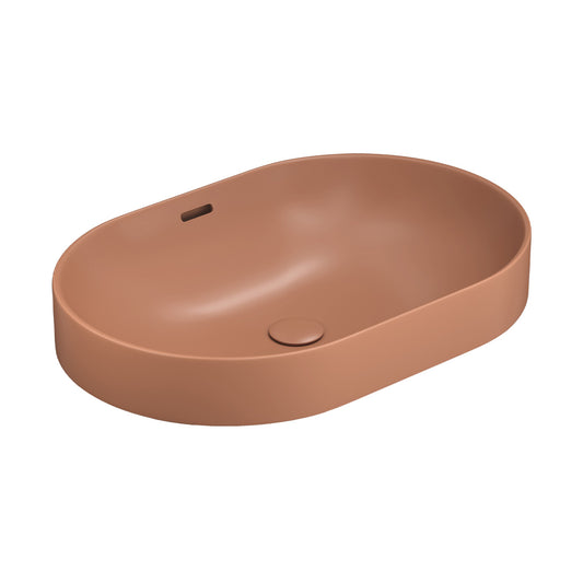 Seima Obello 551 Ceramic Basin Terracotta Silk Matte