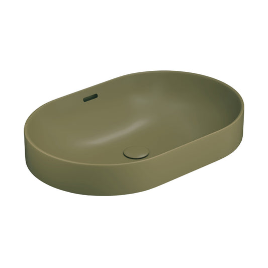 Seima Obello 551 Ceramic Basin Olive Silk Matte