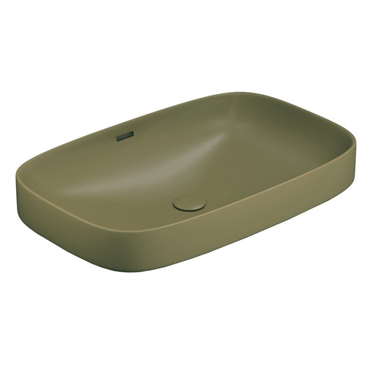 Seima Obello 600 Ceramic Basin Olive Silk Matte