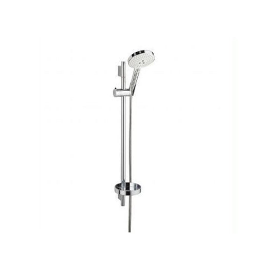 Hansgrohe Raindance Select S Shower Set 120 3Jet Ecosmart 9 L Min With Shower Bar 65 Cm And Soap Dish Chrome