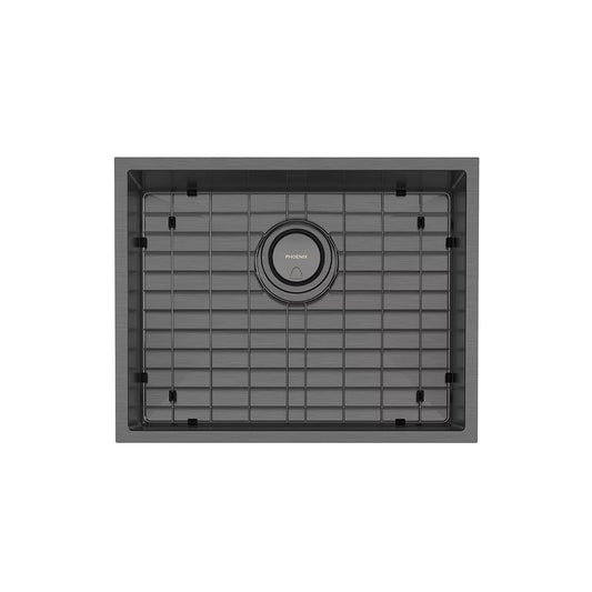 Phoenix 4000 Series Large Single Bowl Sink Brushed Carbon