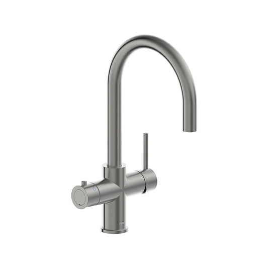 Peppy Taps 4 in 1 Boiling, Ambient Tap Gunmetal Grey