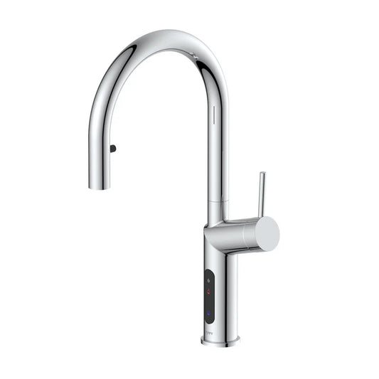 Peppy Taps Signature Pull Out 4 in 1 Boiling, Chilled, Hot & Cold Mains Chrome