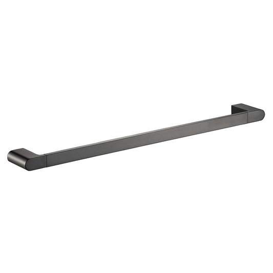 Noosa 600mm Single Towel Rail - Gun Metal
