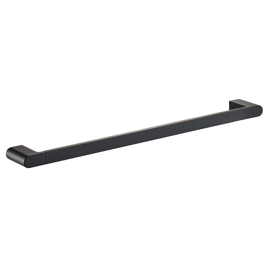 600mm Matte Black Noosa Single Towel Rail
