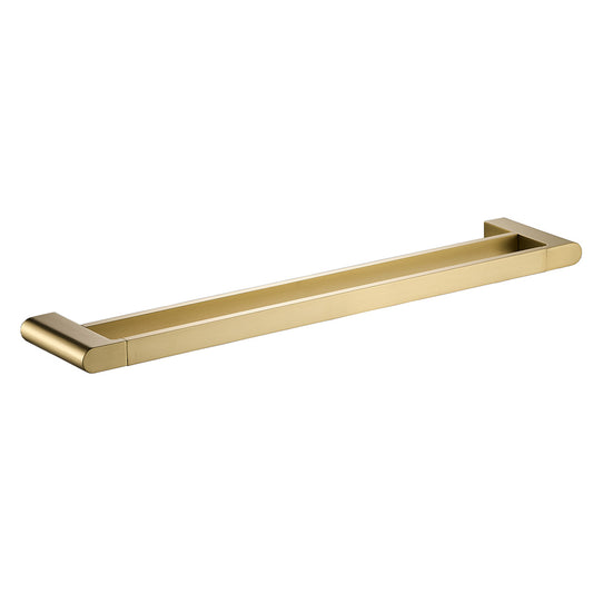 600mm Noosa Double Towel Rail - Brushed Gold