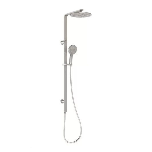 Phoenix Nx Quil Twin Shower Brushed Nickel