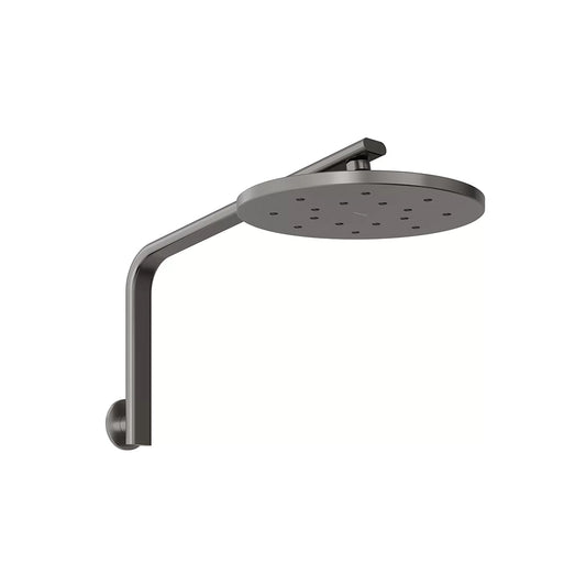 Phoenix Oxley High Rise Shower Arm And Rose Brushed Carbon