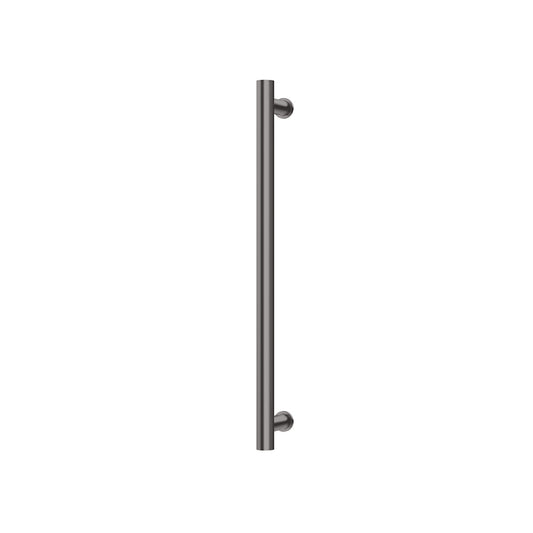Phoenix Heated Towel Rail Round 600mm Brushed Carbon