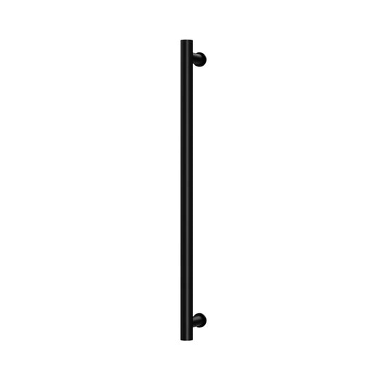 Phoenix Heated Towel Rail Round 800mm Matte Black
