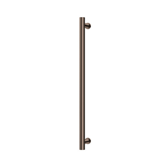 Phoenix Heated Towel Rail Round 800mm Brushed Bronze