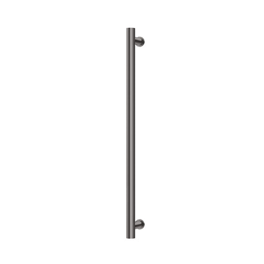 Phoenix Heated Towel Rail Round 800mm Brushed Carbon