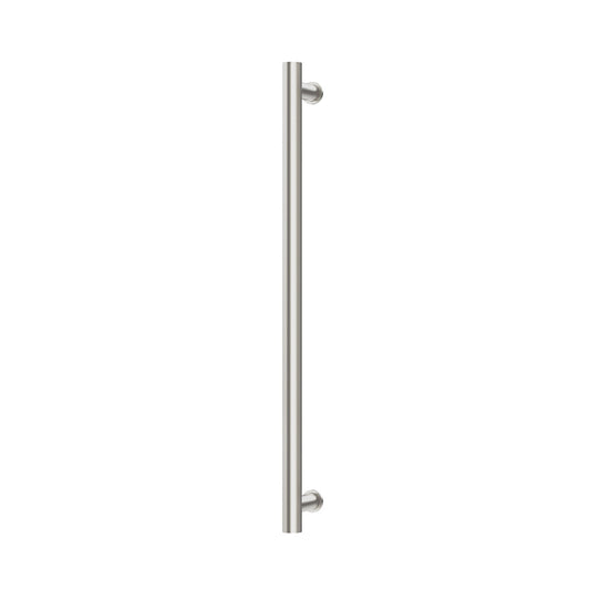 Phoenix Heated Towel Rail Round 800mm Brushed Nickel