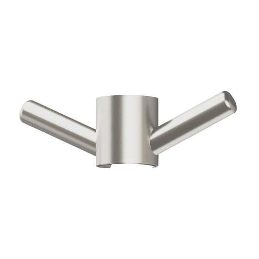 Phoenix Vertical Rail Hook Round Brushed Nickel