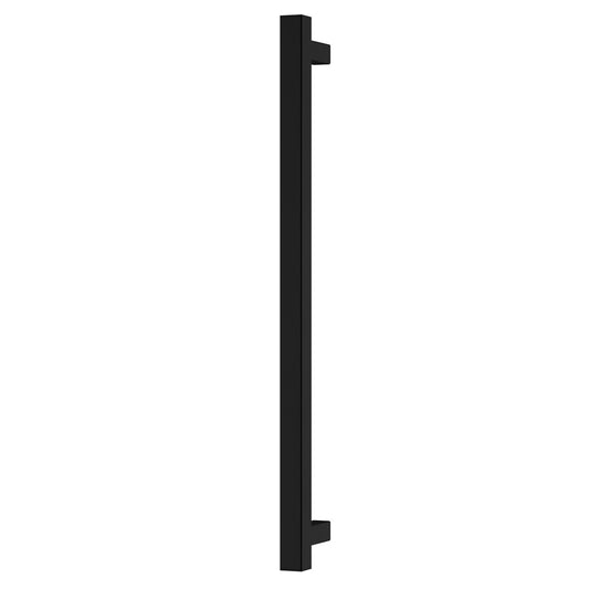 Phoenix Heated Towel Rail Square 600mm Matte Black