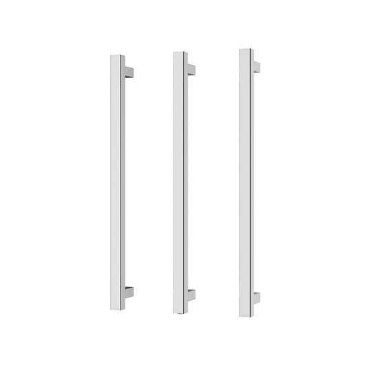 Phoenix Heated Triple Towel Rail Square 600mm Chrome