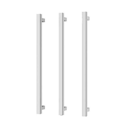 Phoenix Heated Triple Towel Rail Square 800mm Chrome