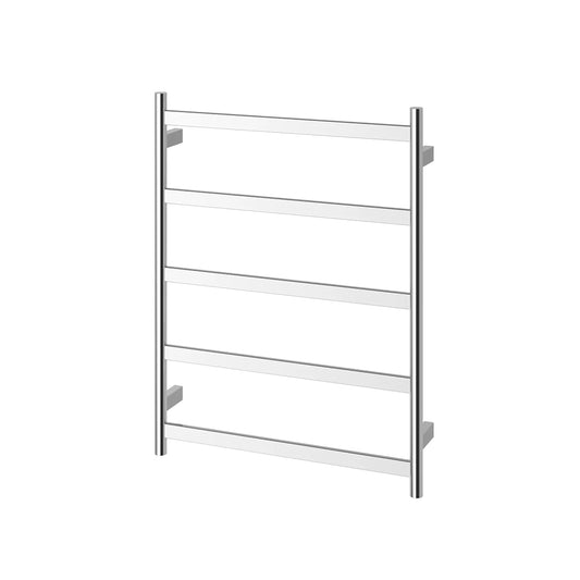 Phoenix Five Flat Bar Heated Towel Ladder Chrome