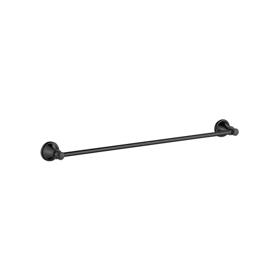Ikon Clasico Single Towel Rail 800mm Matte Black