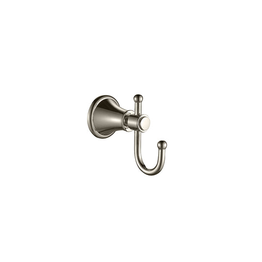 Ikon Clasico Robe Hook Brushed Nickel