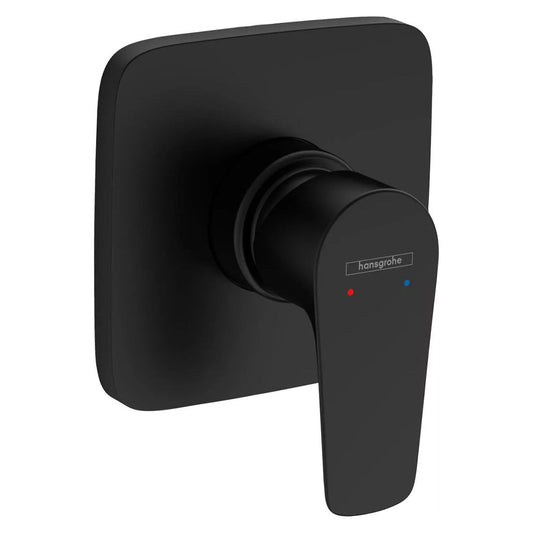 Hansgrohe Talis E Single Lever Shower Mixer Matte Black 1