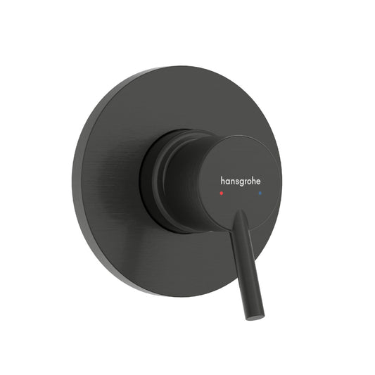 Hansgrohe Tecturis S Single Lever Shower Mixer Brushed Black Chrome