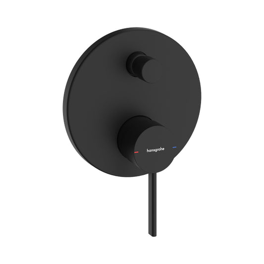 Hansgrohe Zesis S Single Lever Bath Mixer for Concealed Installation Matte Black