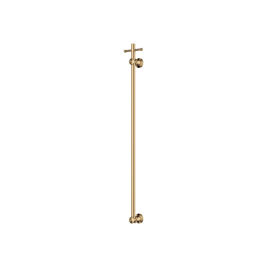 Fienza Lillian Vertical Heated Towel Rail 93 x 1000mm Urban Brass