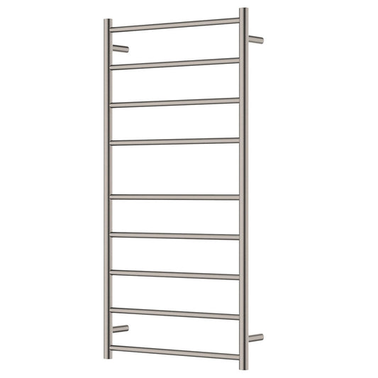 Fienza Isabella Heated Towel Rail 600 x 1200mm Brushed Nickel