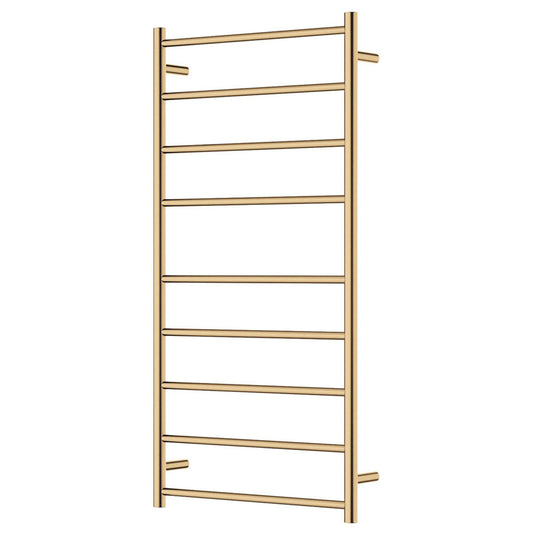 Fienza Isabella Heated Towel Rail 600 x 1200mm Urban Brass