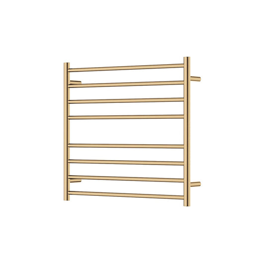Fienza Isabella Heated Towel Rail 750 x 750mm Urban Brass