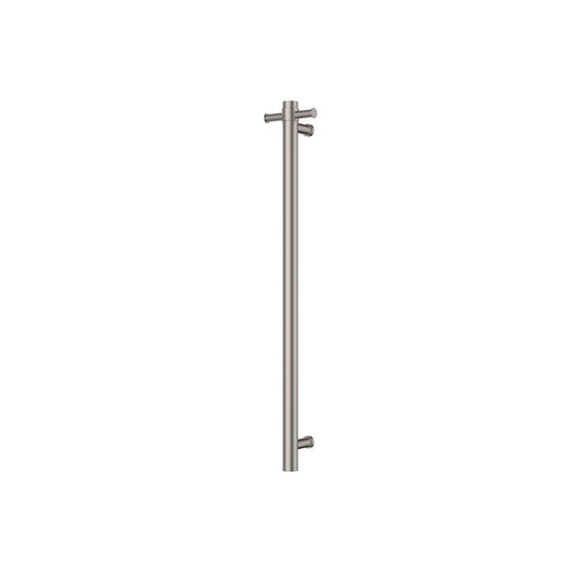 Fienza Isabella Vertical Heated Towel Rail Brushed Nickel