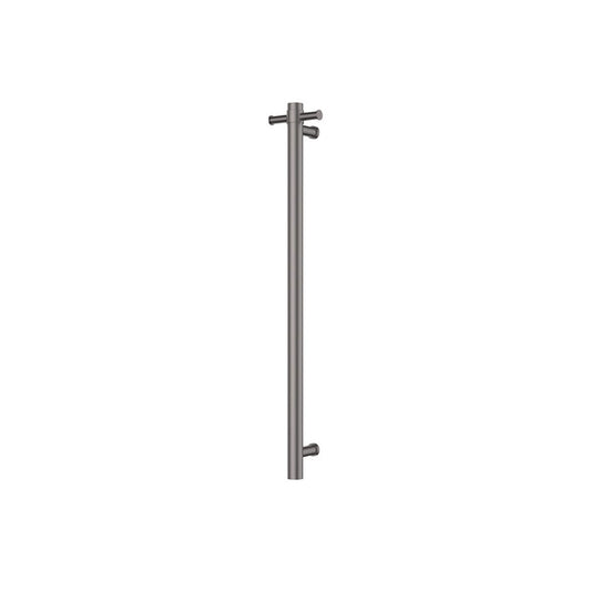 Fienza Isabella Vertical Heated Towel Rail Gun Metal