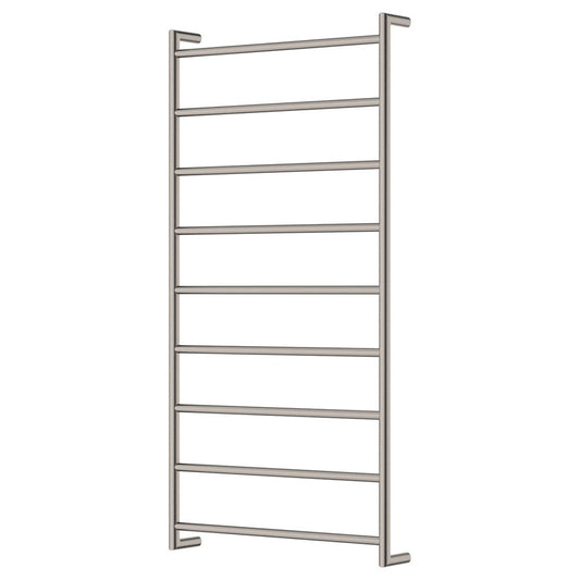 Fienza Kaya Heated Towel Rail 600 x 1200mm Brushed Nickel