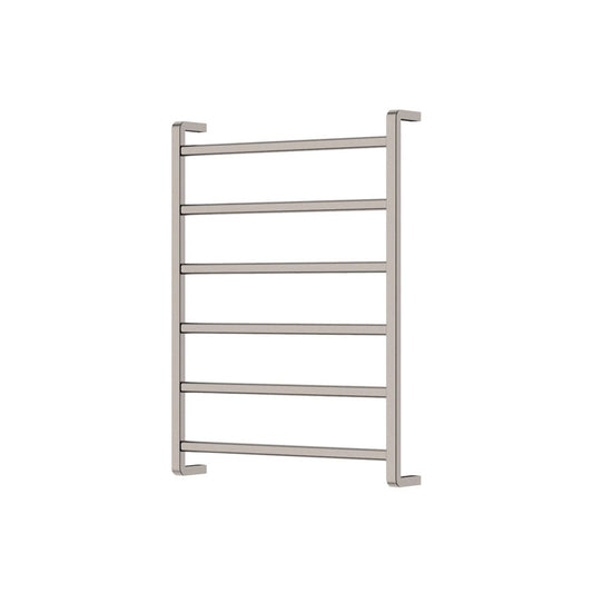 Fienza Koko Heated Towel Rail 600 x 800mm Brushed Nickel