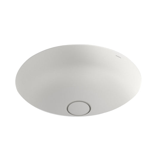 Caroma Liano Ii 440Mm Round Under Over Counter Basin Matte White