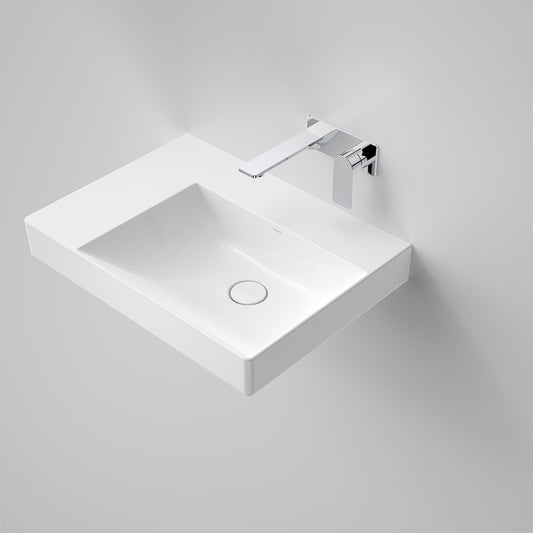 Caroma Urbane Ii Left Hand Shelf Wall Basin No Tap Hole