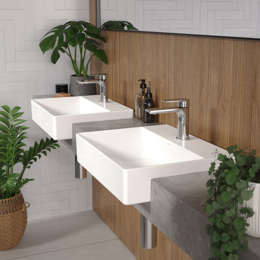 Caroma Urbane II Semi Recessed Basin (1 Tap Hole)
