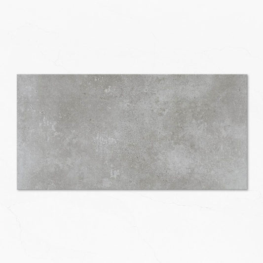 Atlanta Cement Dark Grey Matte 300x600 Tile