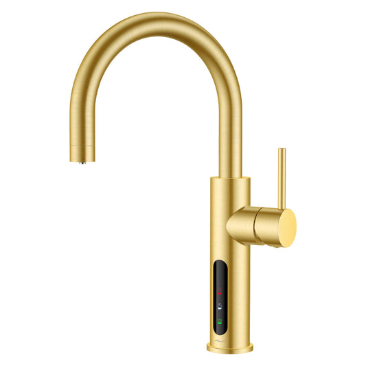 Alia X51 Instant Hot and Cold Filtered Water Tap, Brushed Gold
