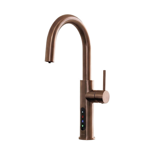 Alia X51 Instant Hot, Cold and Sparkling Filtered Water Tap, Satin Bronze