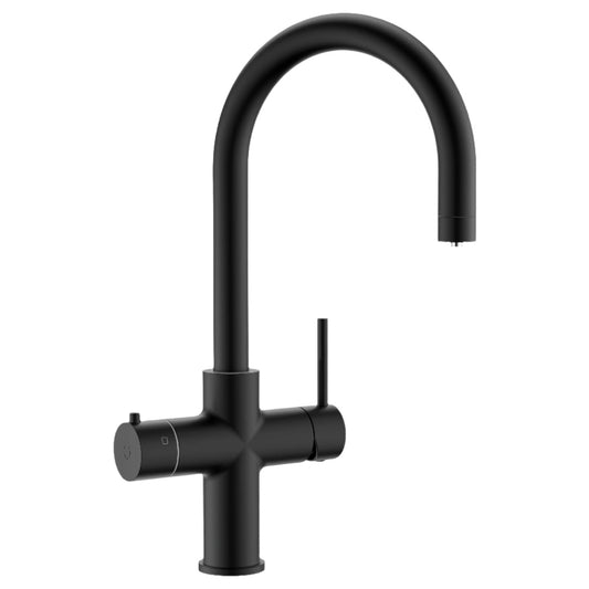 Alia 4-in-1 Instant Hot Filtered Water Tap, Matte Black