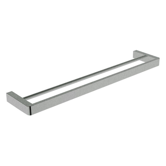 Argent Mondrian Neu Double Towel Rail 600mm Brushed Nickel