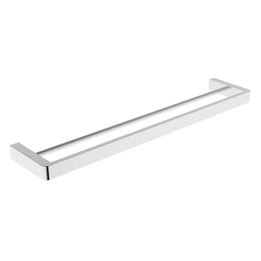 Argent Mondrian Neu Double Towel Rail 600mm Chrome