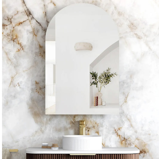 Otti Archie 900mm Sable Walnut Shaving Cabinet