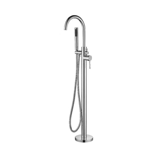 Cylindro Free Standing Bath Mixer Chrome
