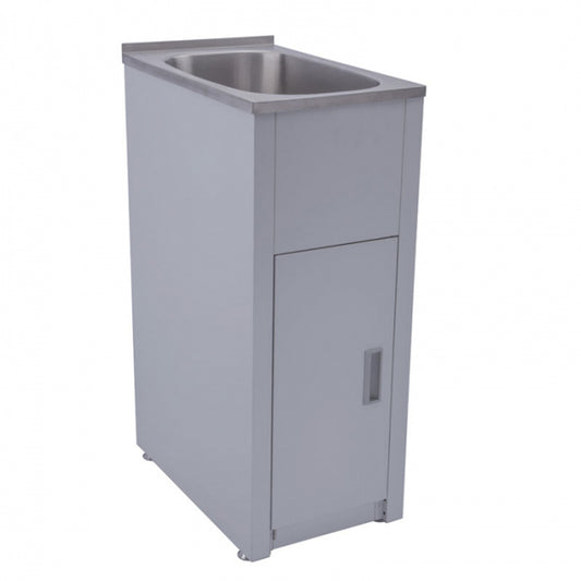 Bad Und Küche Traditionell Compact Laundry Tub And Cabinet 30L White