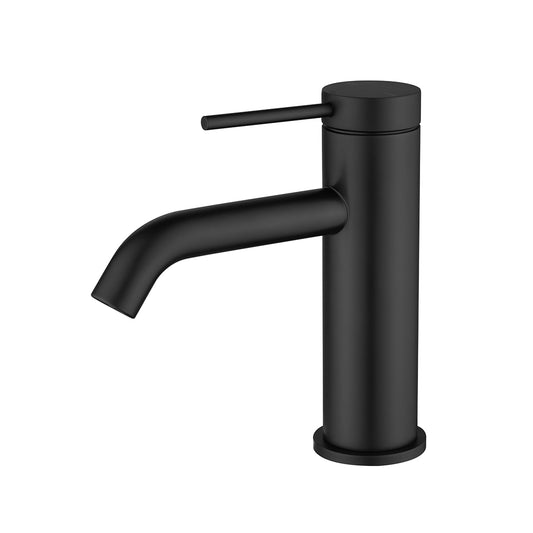 Bella Vista Mica Basin (Curved Spout) Mixer Black