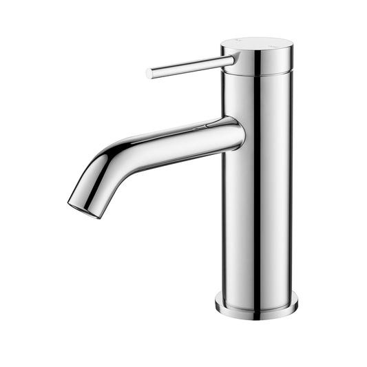 Bella Vista Mica Basin Mixer (Curved Spout) Chrome