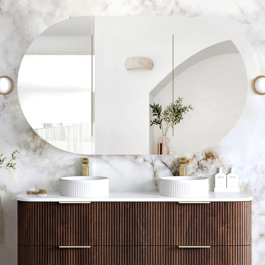 Otti Bondi 1500x900 Sable Walnut Shaving Cabinet